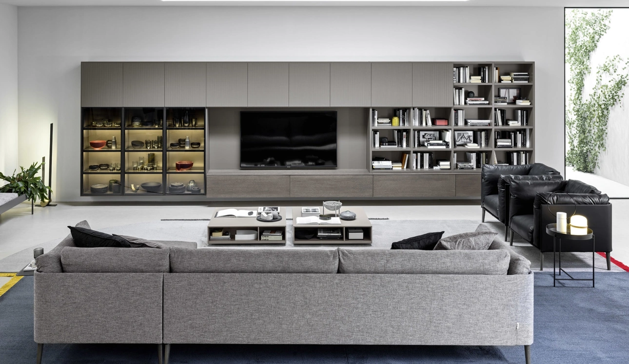 Parete Attrezzata Pannelli TV 02 di Novamobili