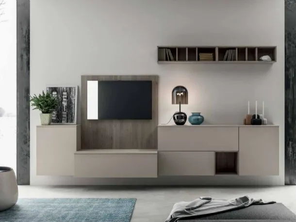 Parete Attrezzata Smart 03 sospesa di Nova Cucina