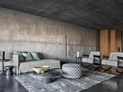 Poltrona a dondolo Brick di Gervasoni