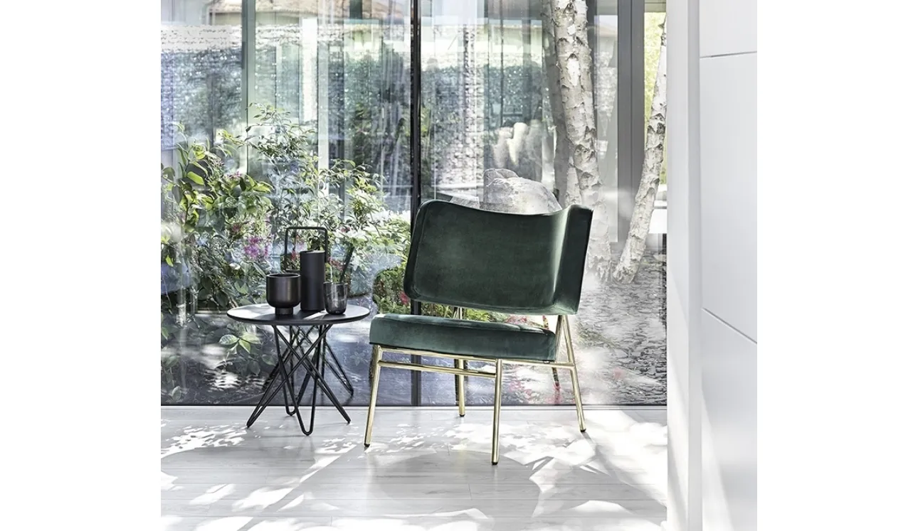Poltroncina in tessuto Coco di Calligaris