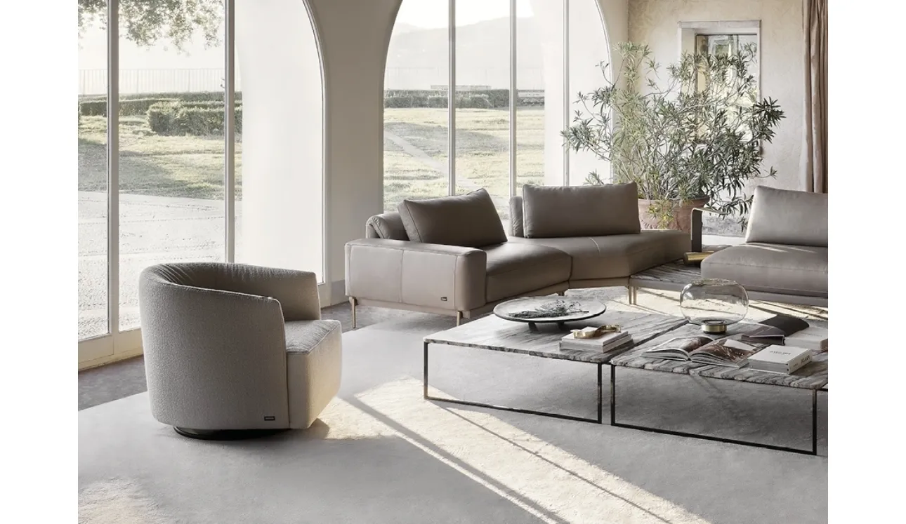 Poltroncina girevole Lady Swivel di Nicoline