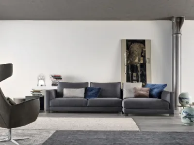 Divano con penisola Blum di Art Nova