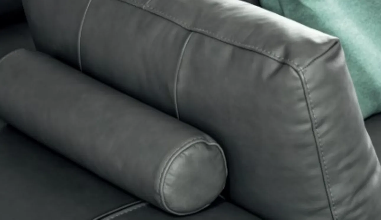Divano relax in pelle Dado di Calligaris