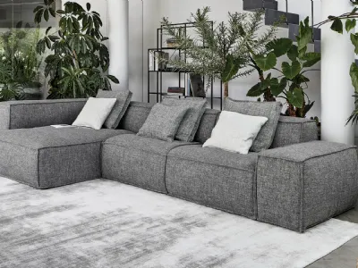 Divano con penisola Peanut BX di Bonaldo