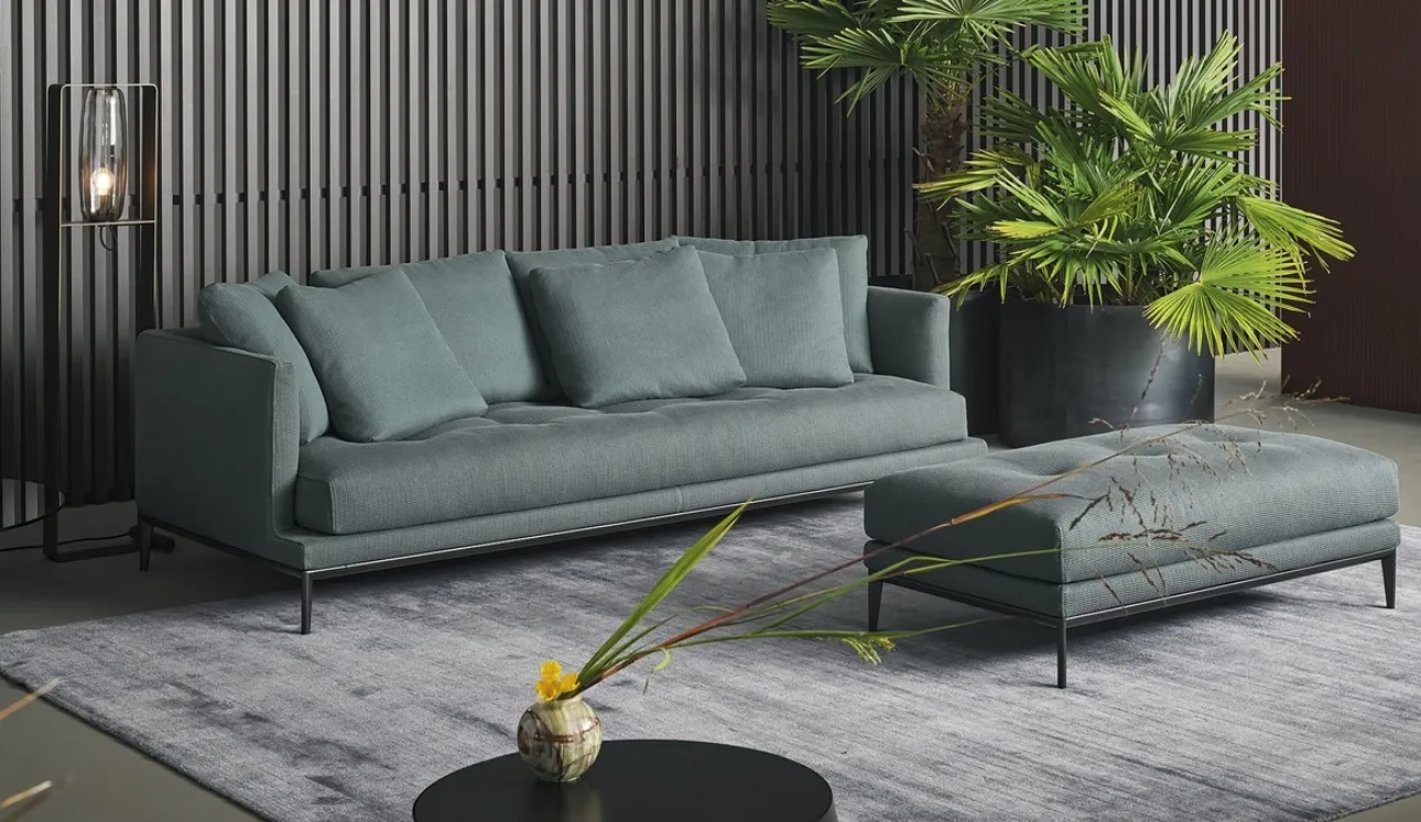 Divano lineare Soft Island di Bonaldo