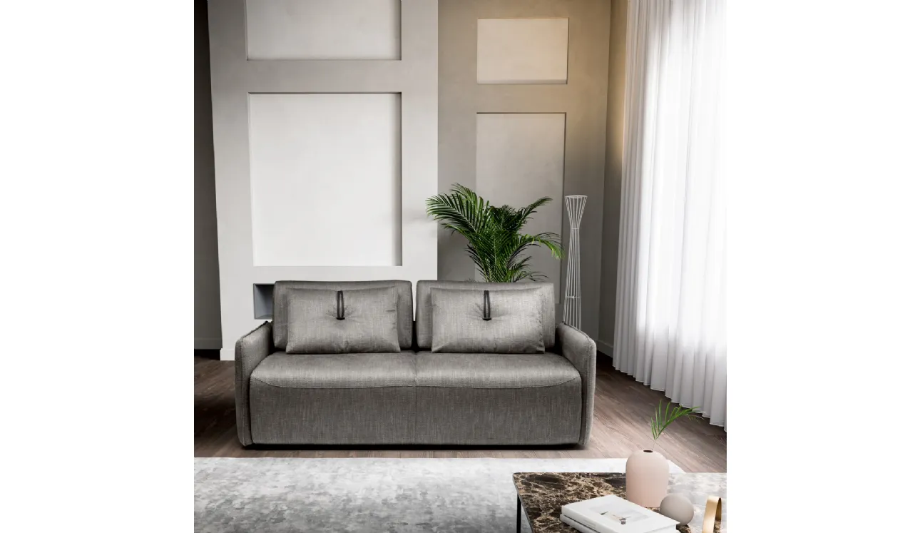 Divano letto dalla linea elegante con cuscinetti lombari Taylor di Nicoline