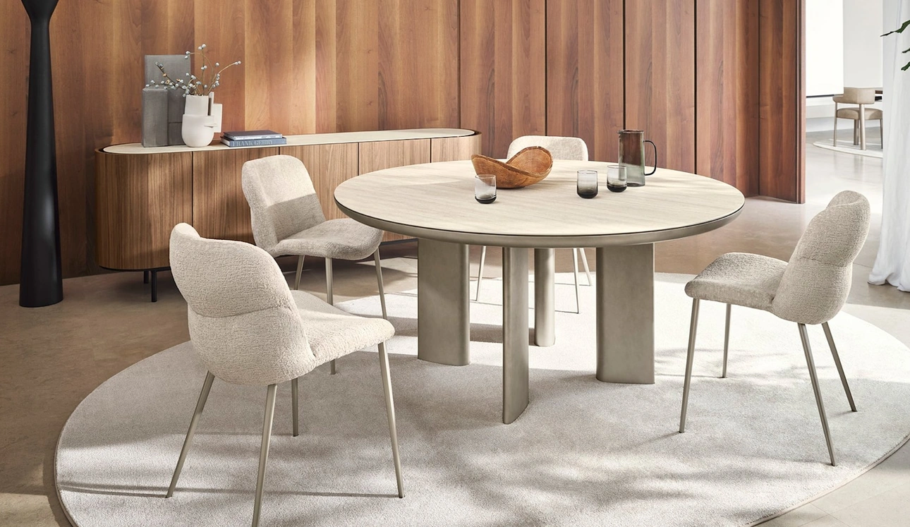 Sedia Onda in tessuto imbottito Calligaris