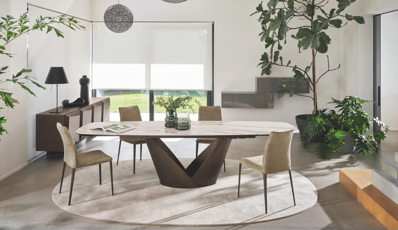 Sedia imbottita Fay di Calligaris