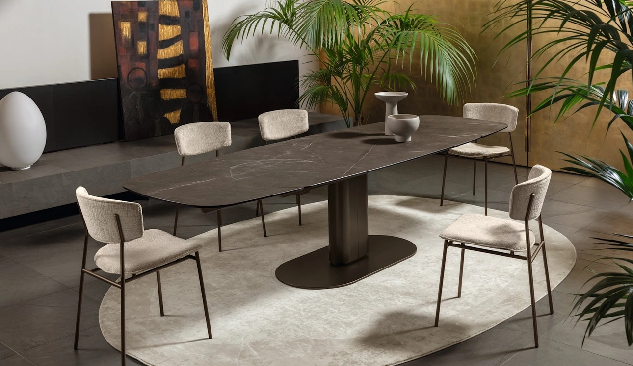 Sedia in tessuto Fifties di Calligaris
