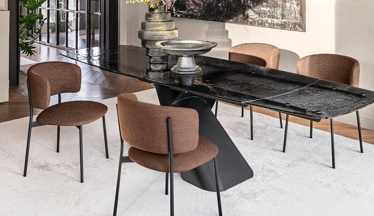 Sedia imbottita Flex di Calligaris
