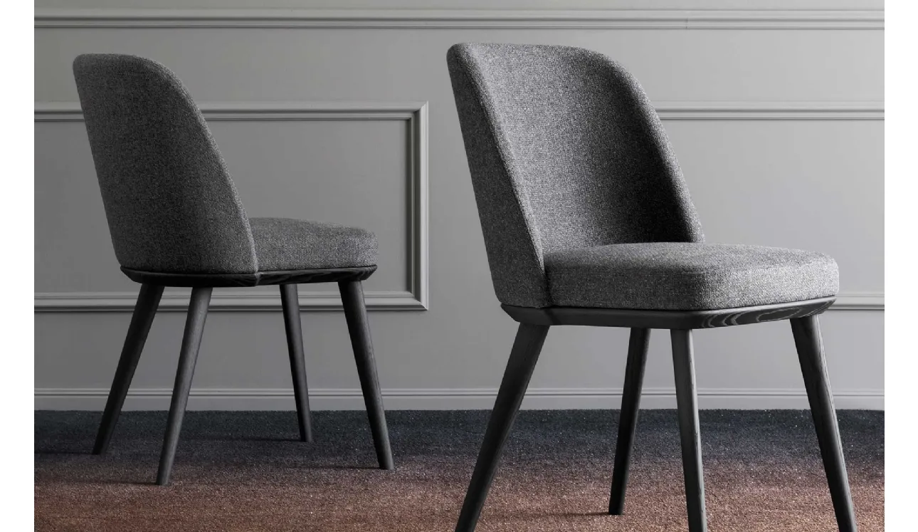 Sedia in tessuto Foyer di Calligaris