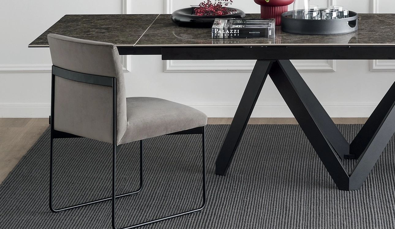 Sedia imbottita Gala di Calligaris