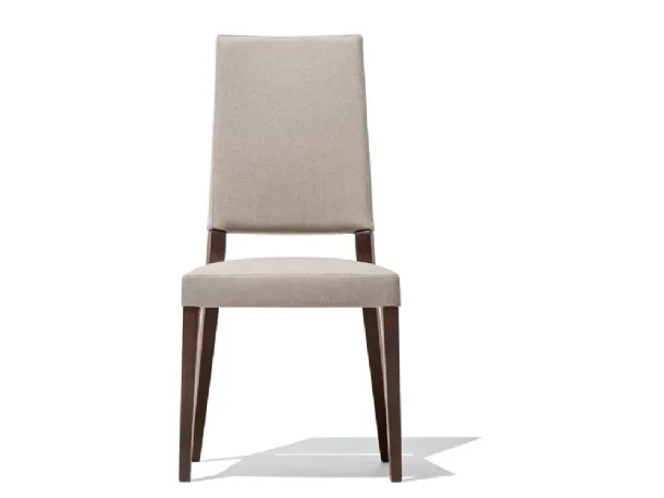 Sedia in tessuto con struttura in legno Sandy di Connubia