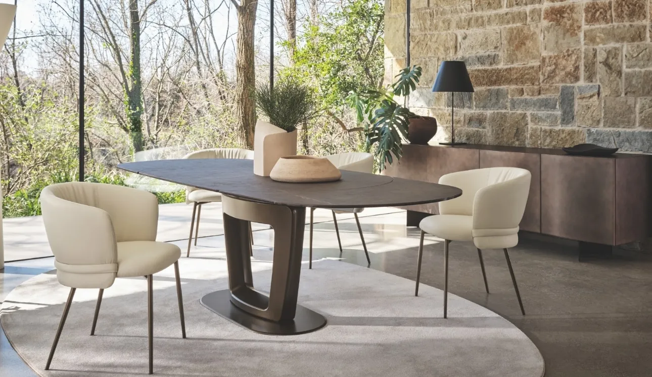 Sedia imbottita Vanilla di Calligaris