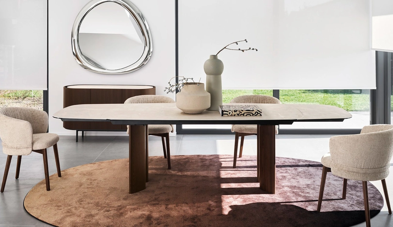 Sedia Vanilla in tessuto di Calligaris