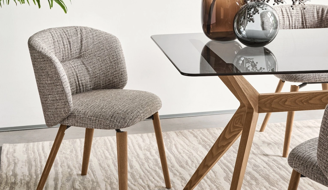 Sedia Vanilla in tessuto di Calligaris