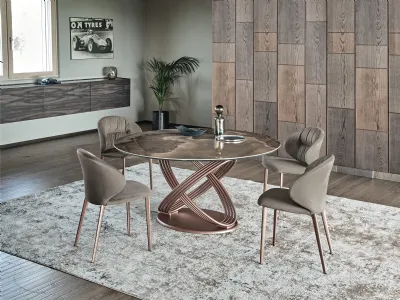 Tavolo Fusion Rotondo di Bontempi