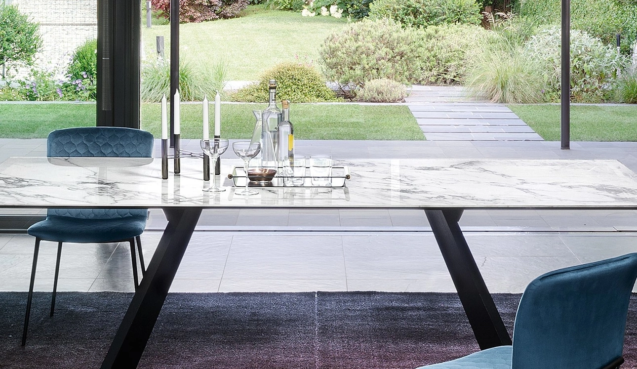 Tavolo fisso in ceramica Icaro di Calligaris