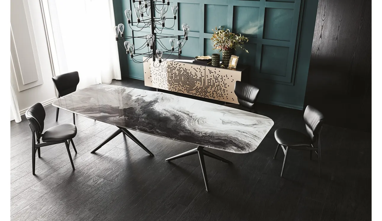 Tavolo Atlantis Crystalart di Cattelan Italia