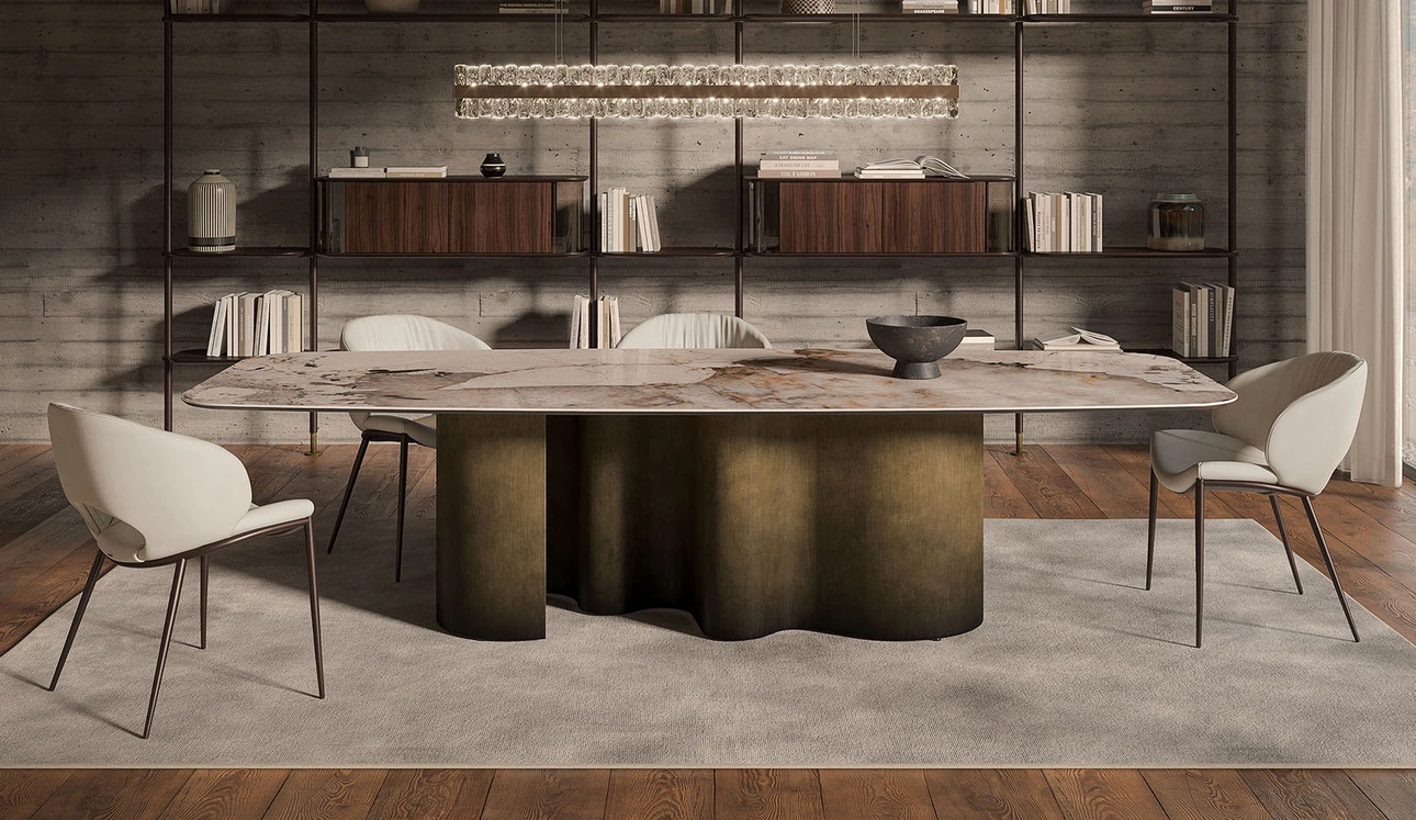 Tavolo Papel Keramik di Cattelan Italia