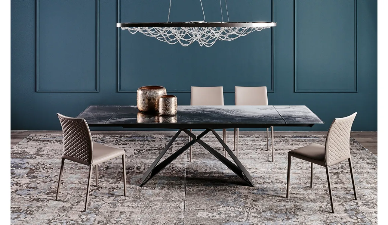 Tavolo Premier Crystalart Drive di Cattelan Italia