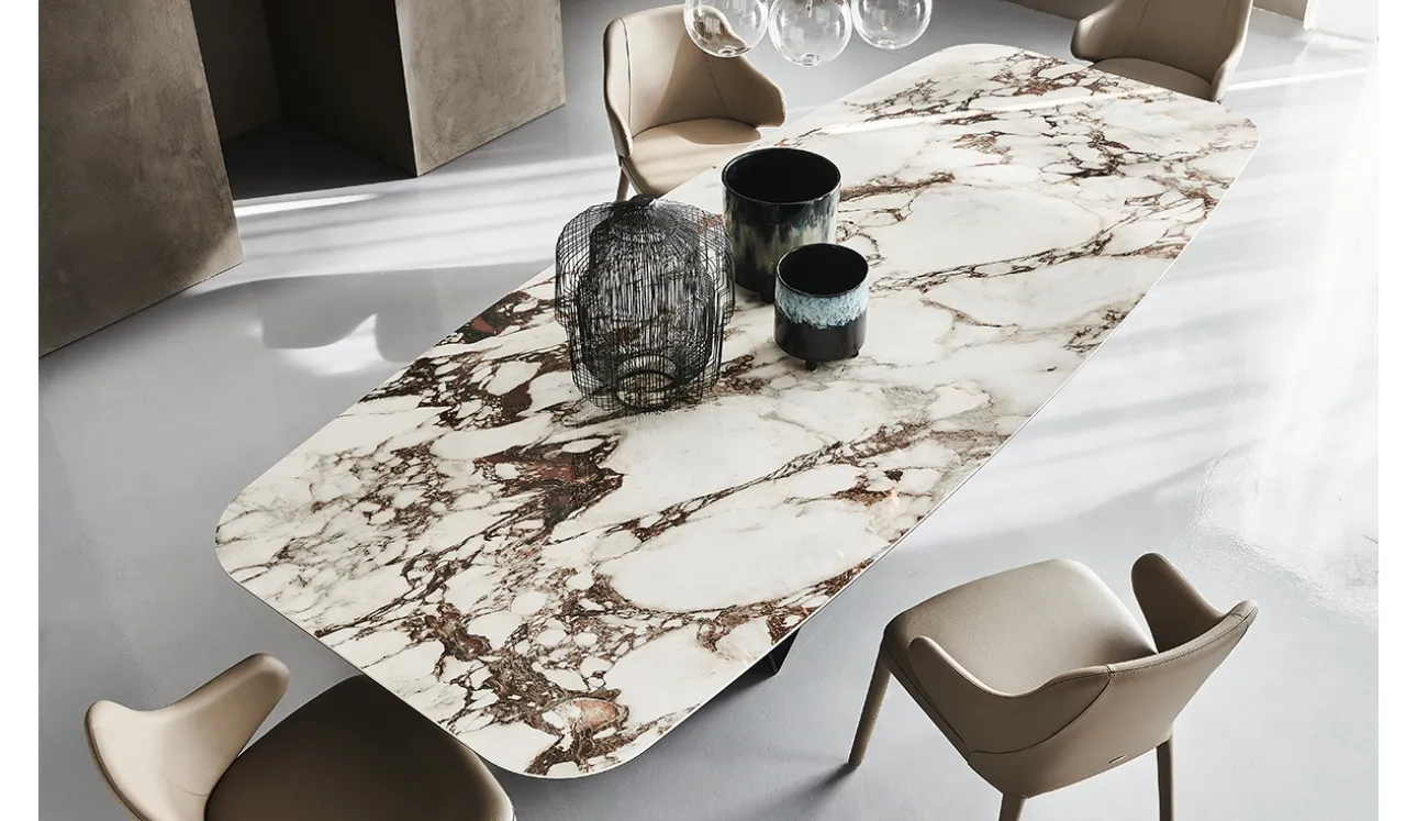 Tavolo in ceramica Skorpio Keramik di Cattelan Italia