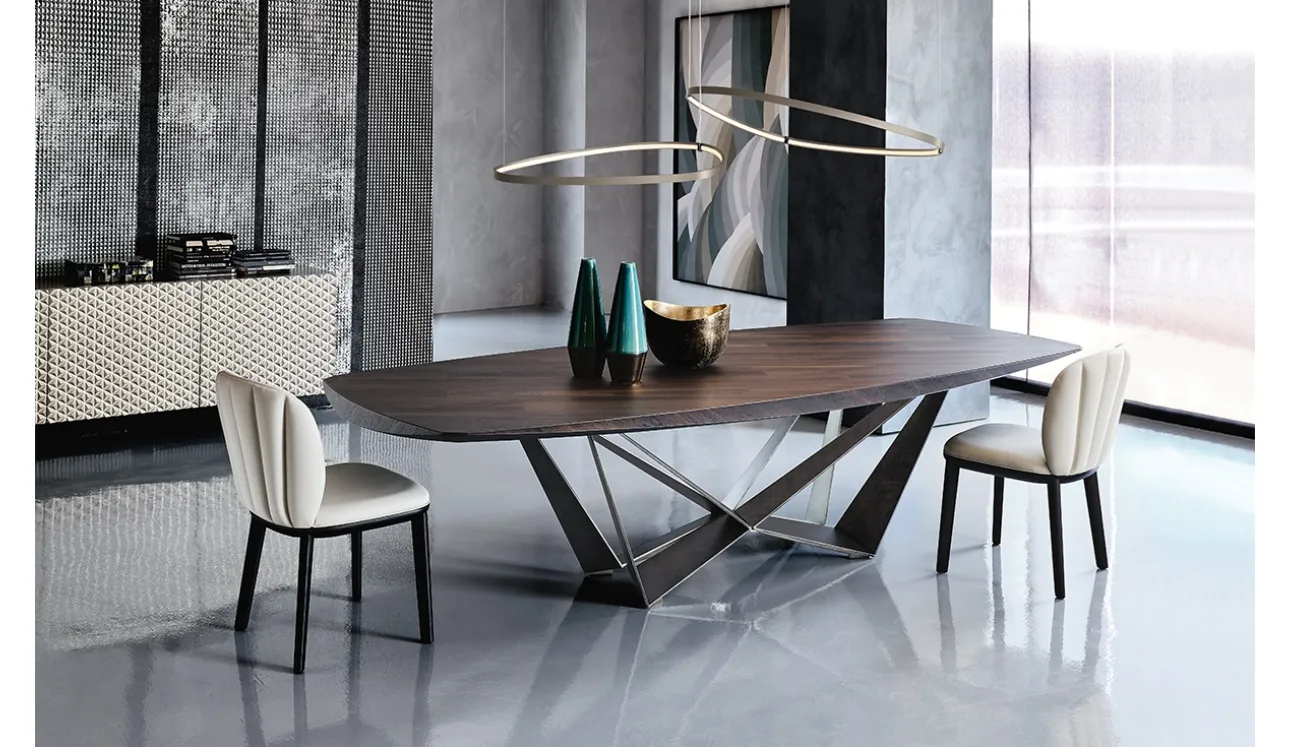 Tavolo in legno Skorpio Wood di Cattelan Italia