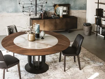 Tavolo Soho Ker-Wood in legno e ceramica di Cattelan Italia