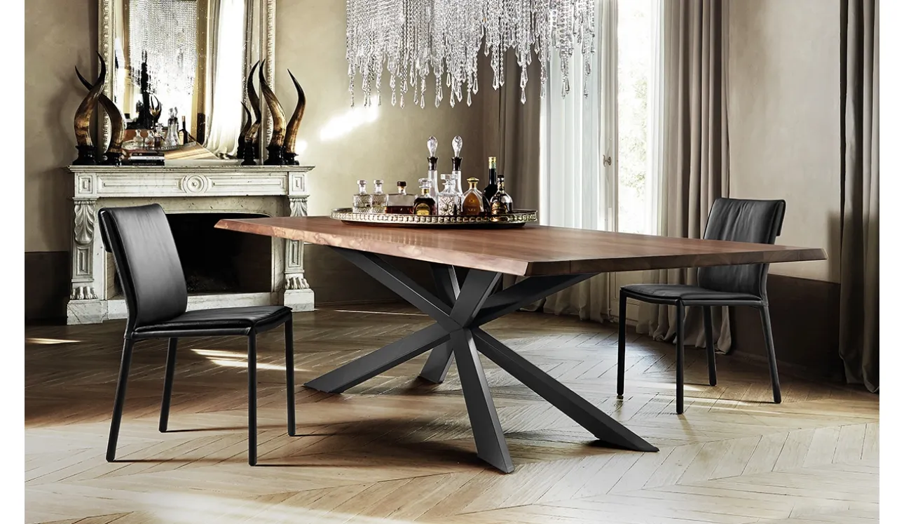 Tavolo Spyder Wood di Cattelan Italia