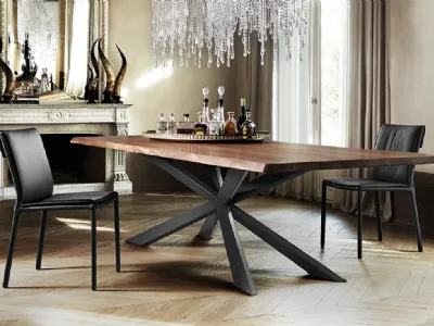 Tavolo Spyder Wood di Cattelan Italia