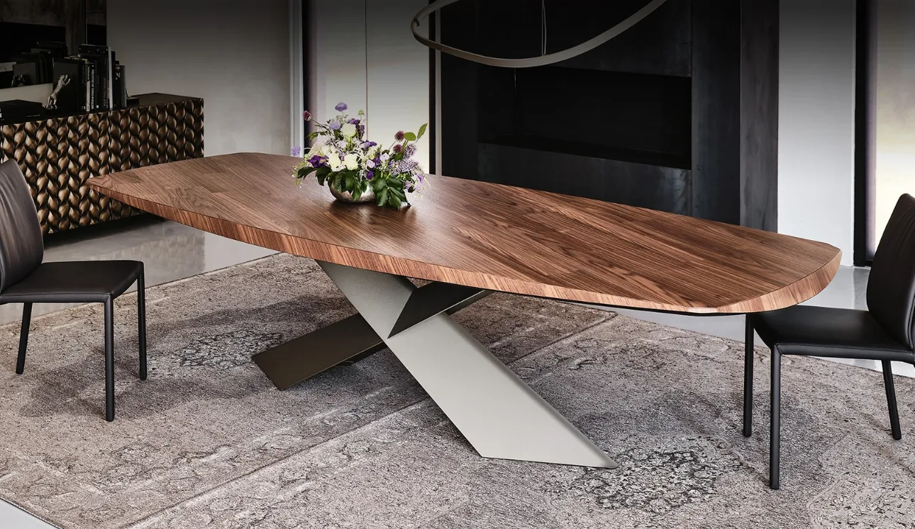 Tavolo con piano in legno Tyron Wood di Cattelan Italia