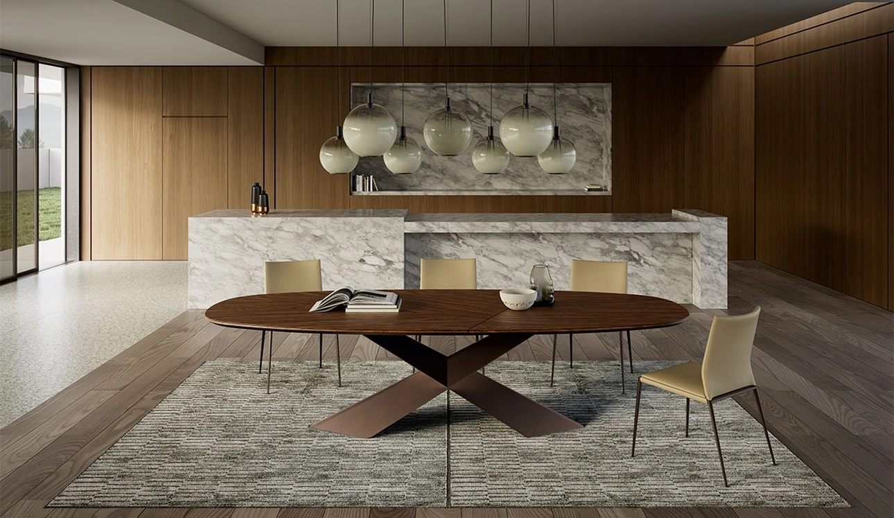 Tavolo Tyron Wood di Cattelan Italia