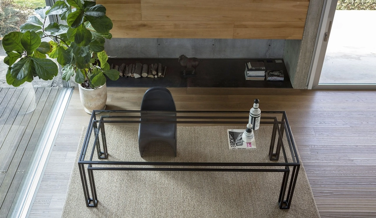 Tavolo in cristallo Hotline di Mogg