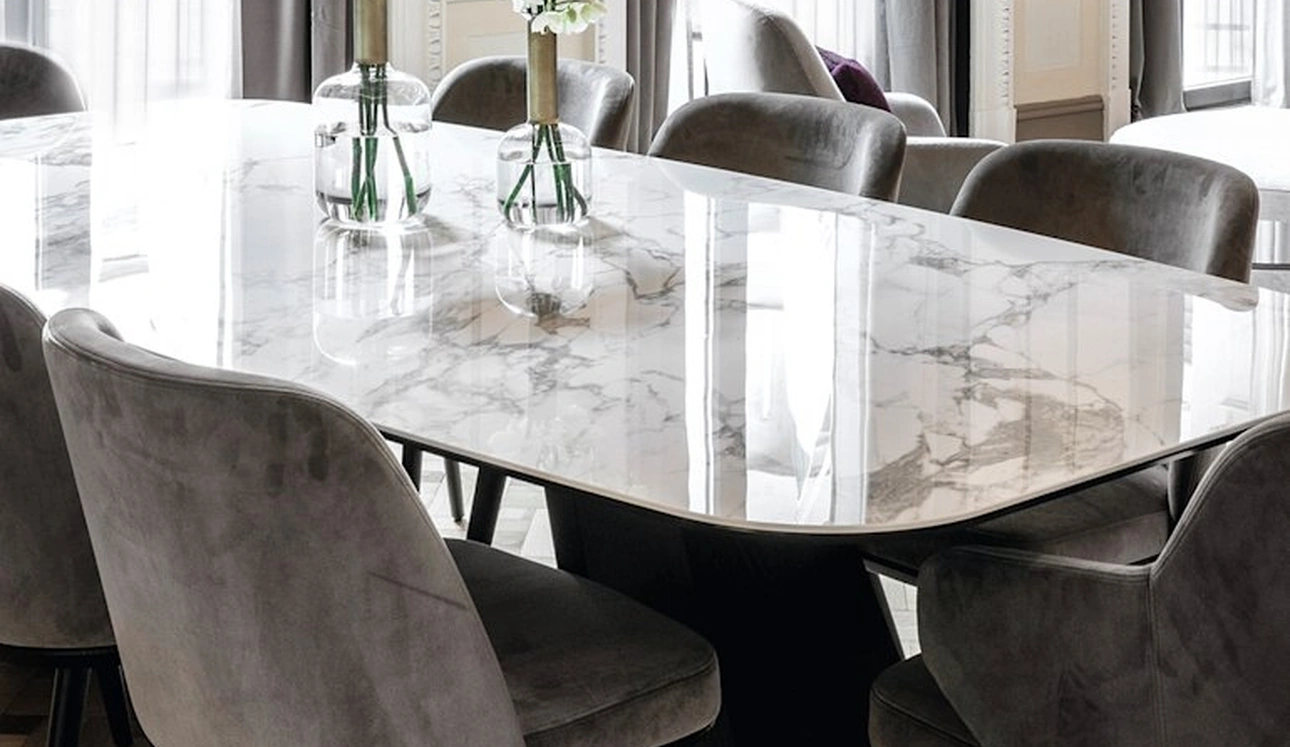 Tavolo fisso Icaro in ceramica di Calligaris
