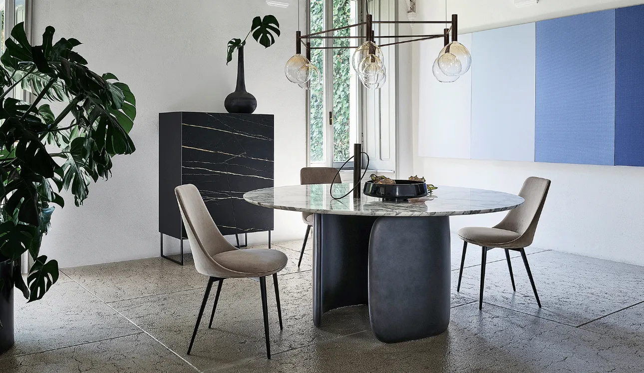 Tavolo rotondo Mellow di Bonaldo
