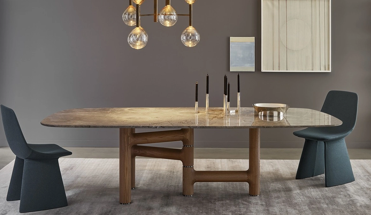 Tavolo Pivot-Marmo Bonaldo