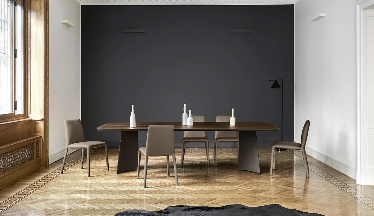 Tavolo Poliedro in Rovere Termotrattato di Sangiacomo