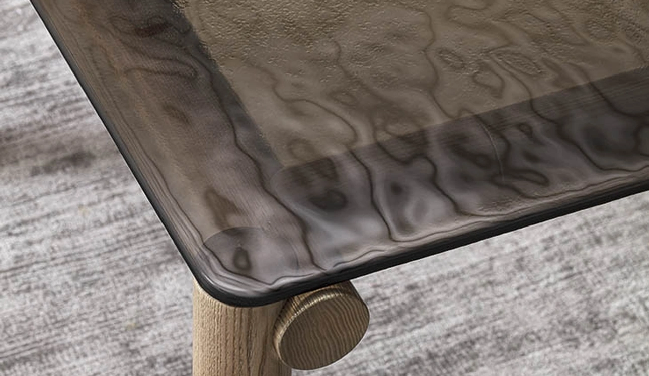 Tavolo Pols in vetro ricotto di Alf Da Frè