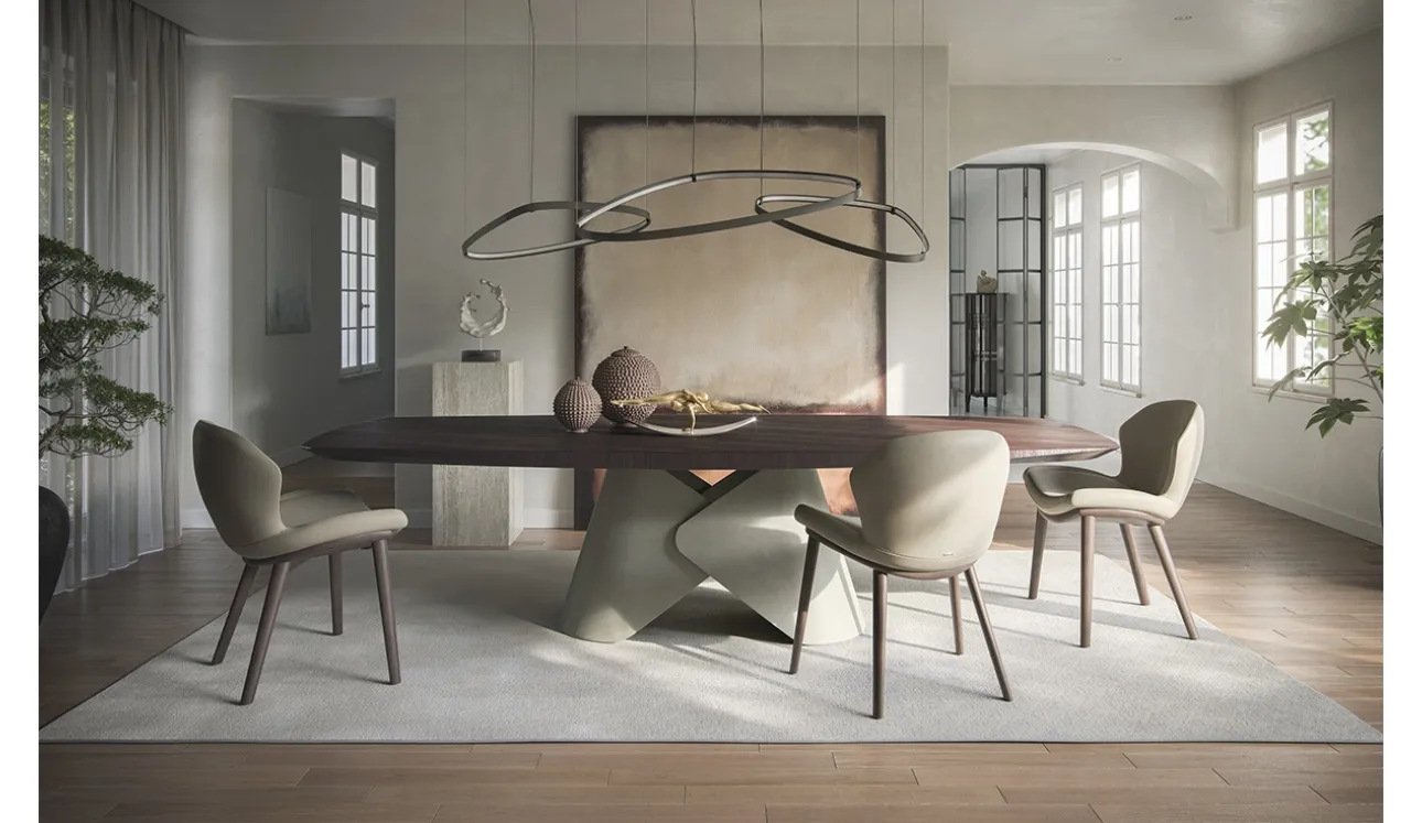 Tavolo Scott Wood di Cattelan Italia