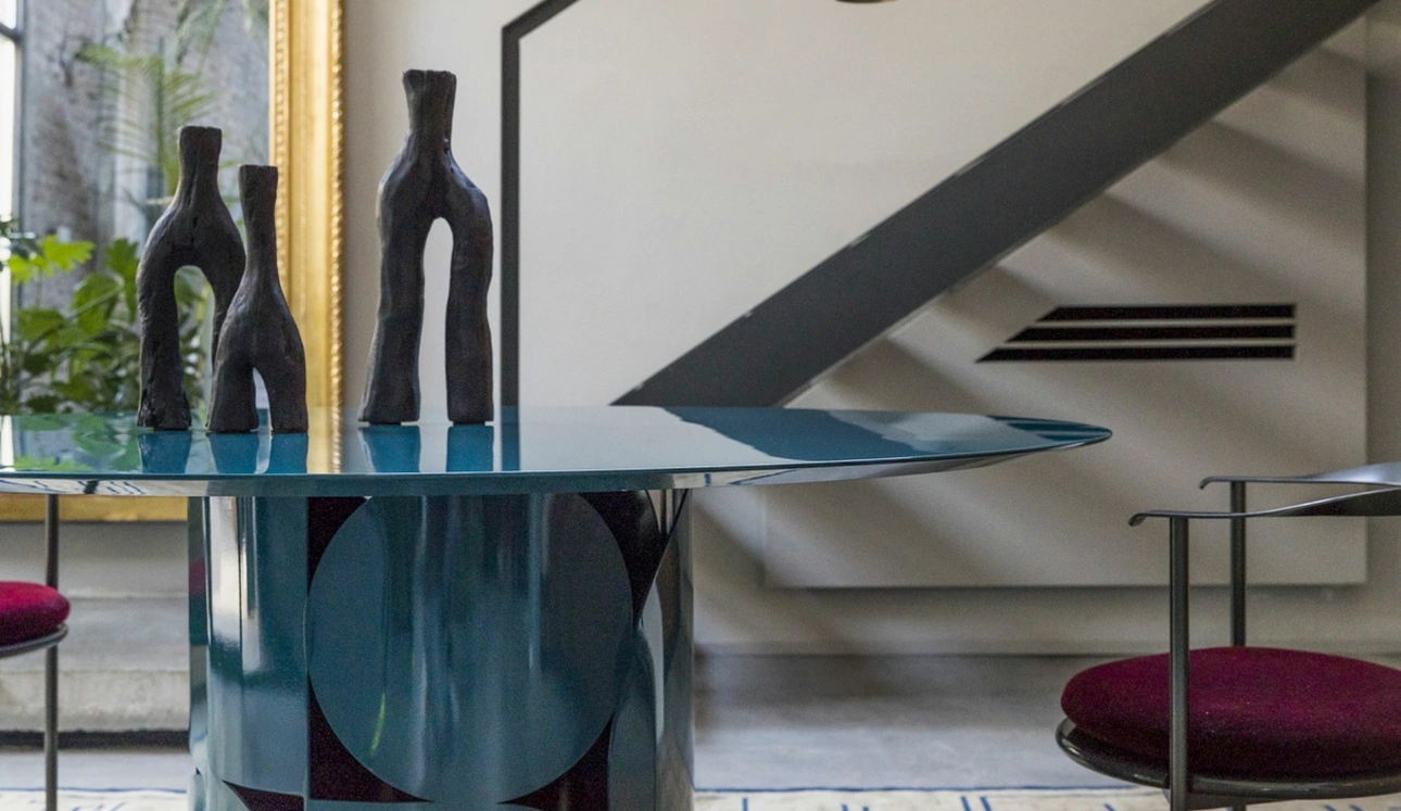 Tavolo rotondo Shape Laccato di Mogg