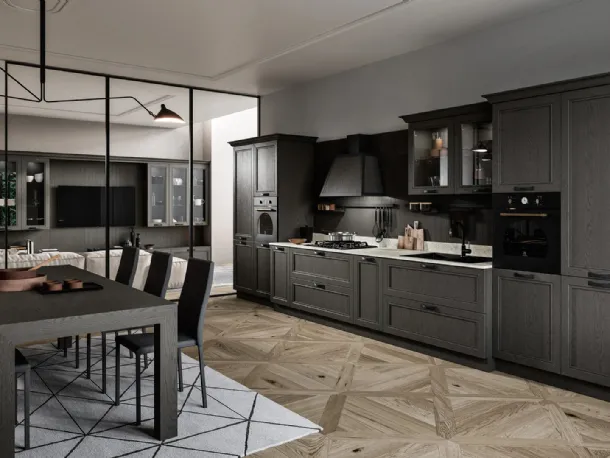 Cucina Classica lineare Opera 02 di Arredo3