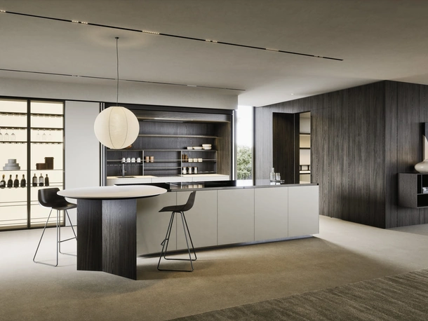 Cucina Design con isola C03 di Copat Life