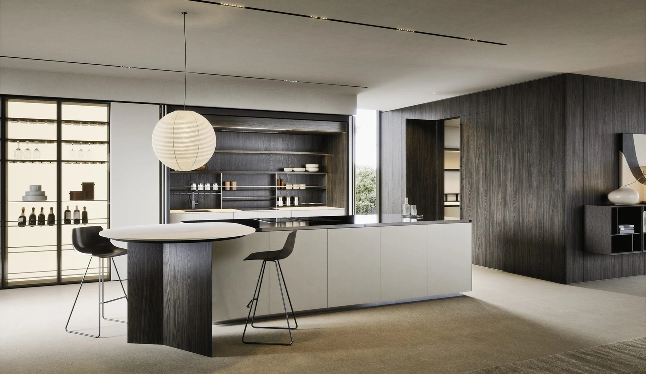 Cucina Design con isola C03 di Copat Life