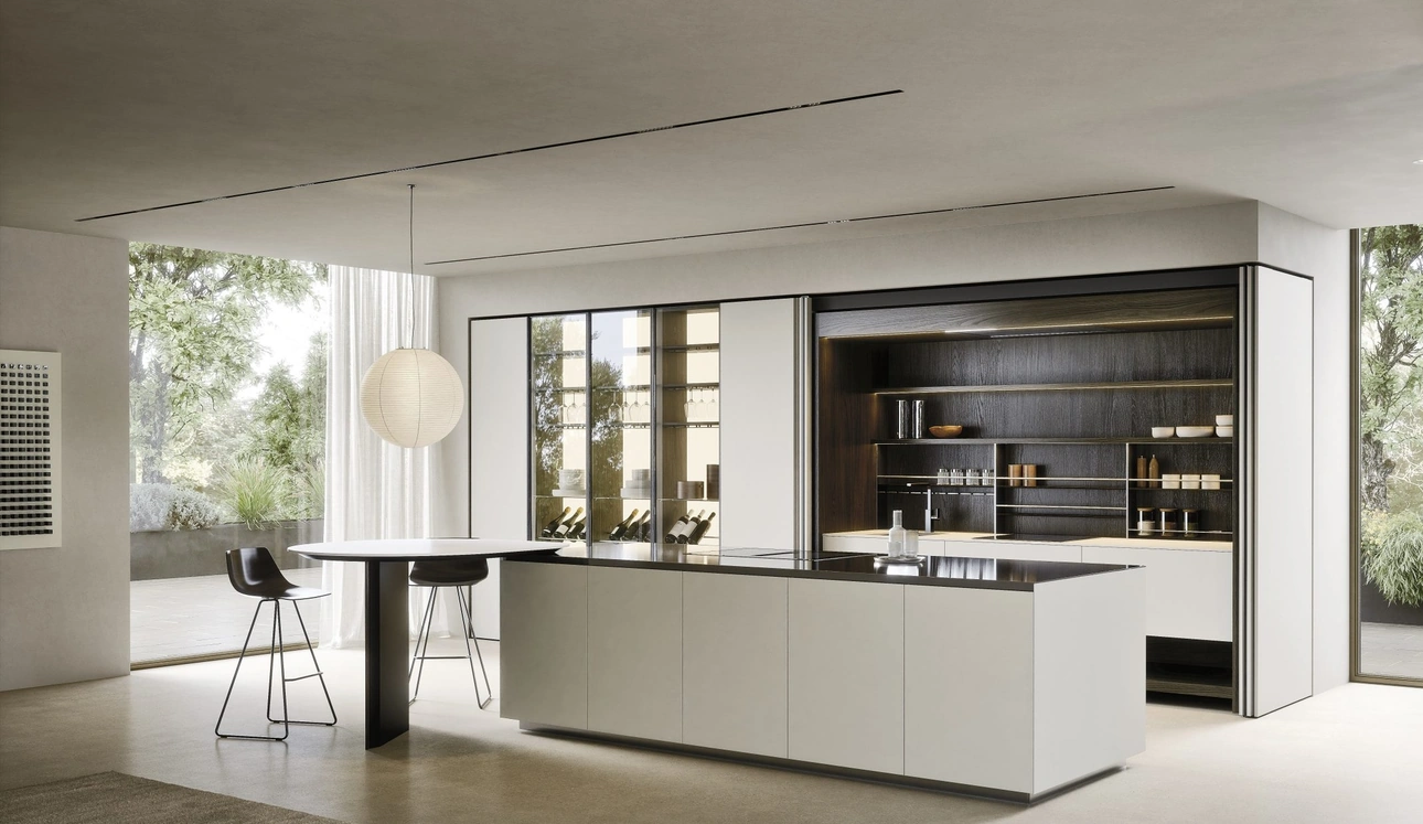 Cucina Design con isola C03 di Copat Life