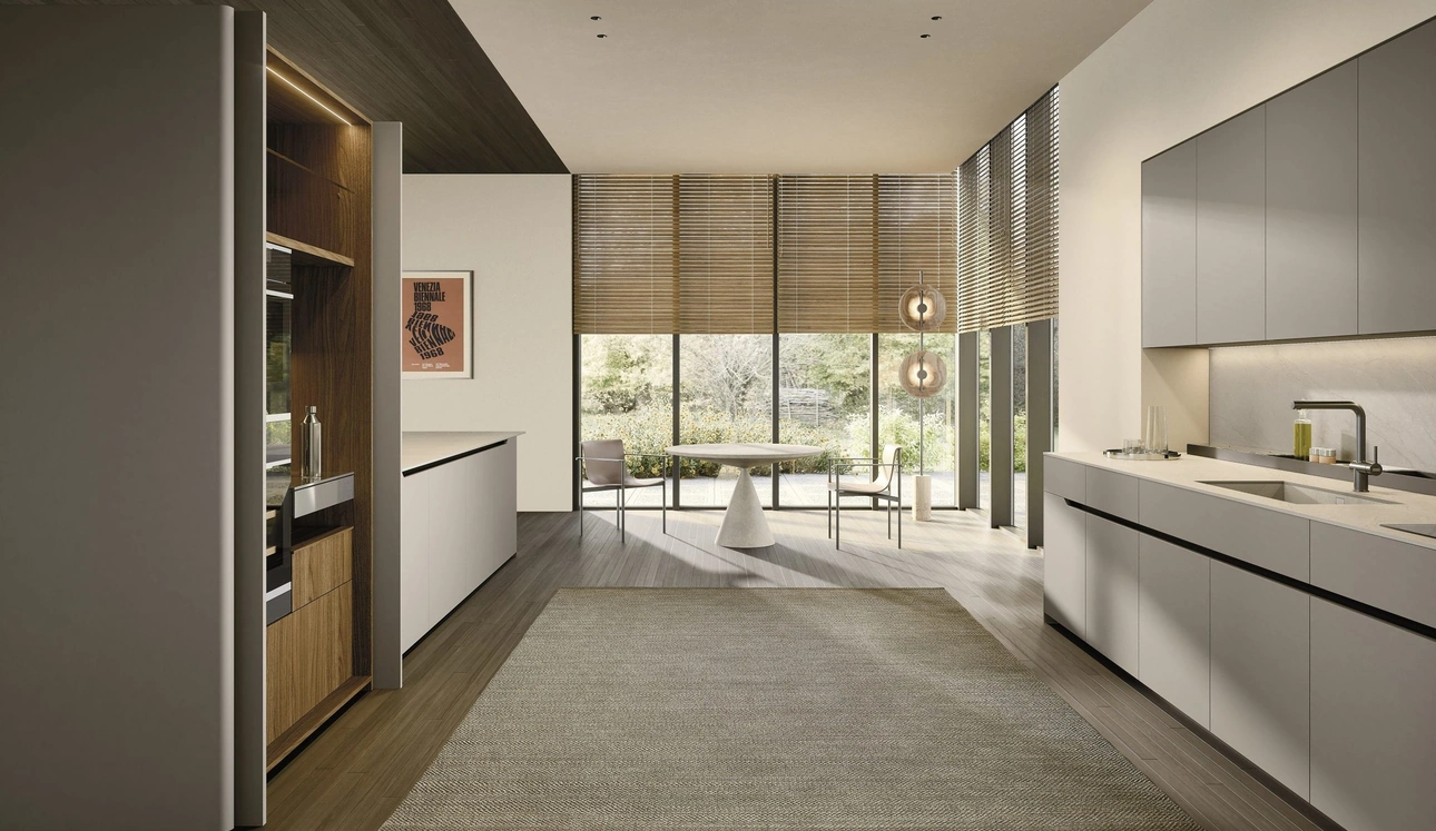 Cucina Design con penisola C09 di Copat Life