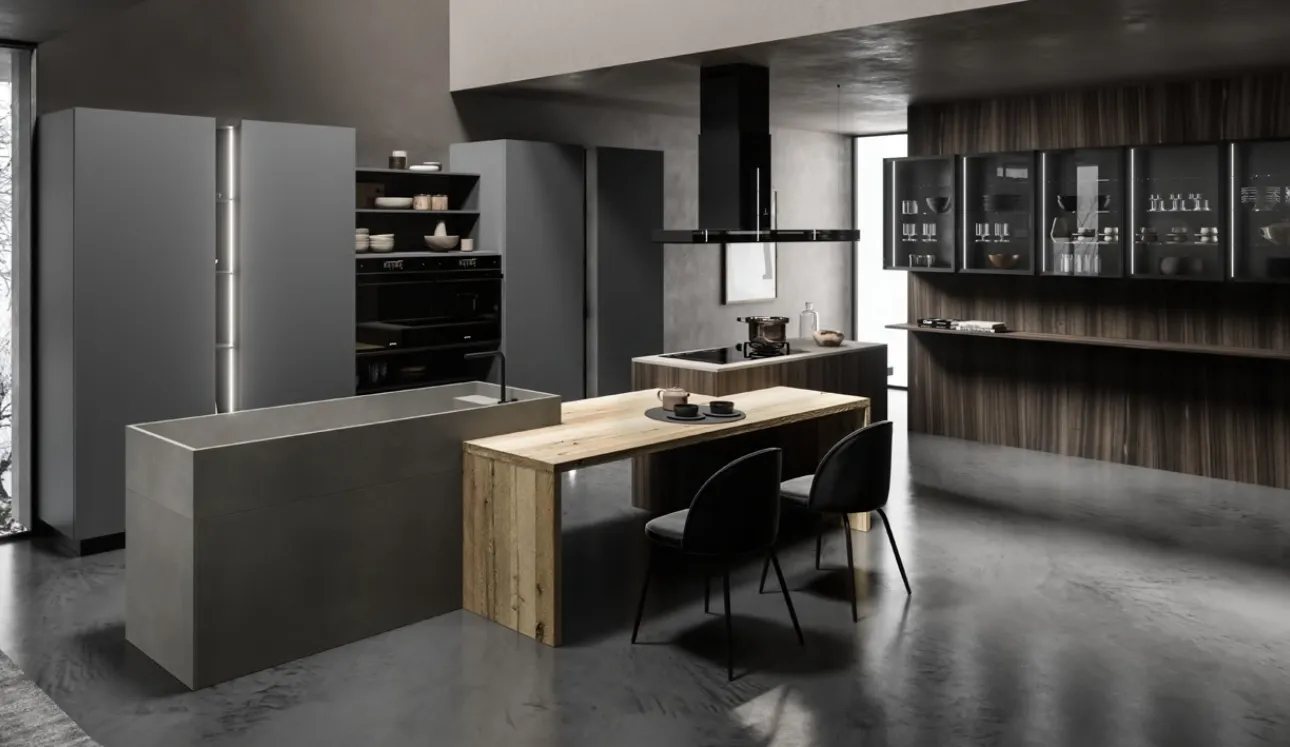 Cucina Design con isola Lab13 Kitchen 04 di Aran