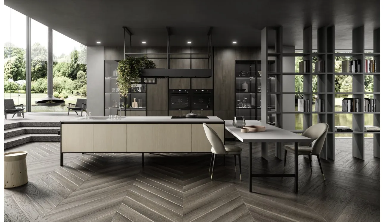 Cucina Design con isola Lab13 Kitchen 06 di Aran