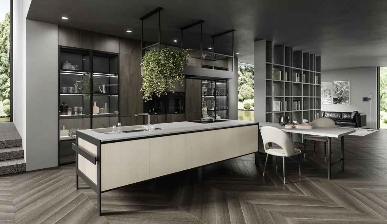 Cucina Design con isola Lab13 Kitchen 06 di Aran