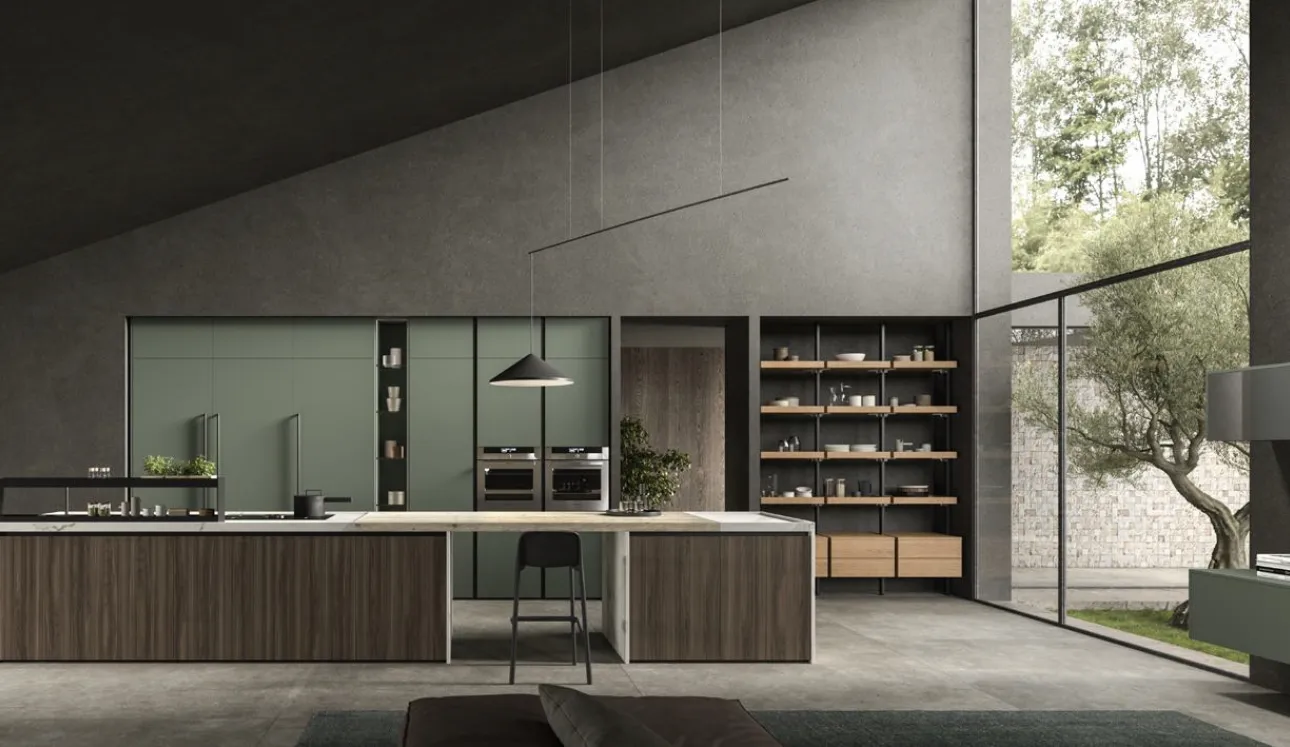 Cucina Design con isola Lab13 Kitchen 07 di Aran