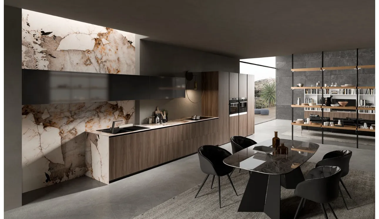 Cucina Design lineare Lab13 Kitchen 08 di Aran